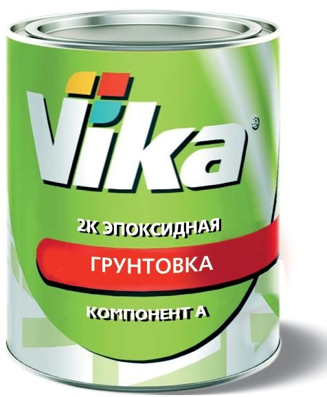 Грунт 2К эпоксидная VIKA (1,21) + отвердитель для эпоксид.грунтовки (0,17) серый