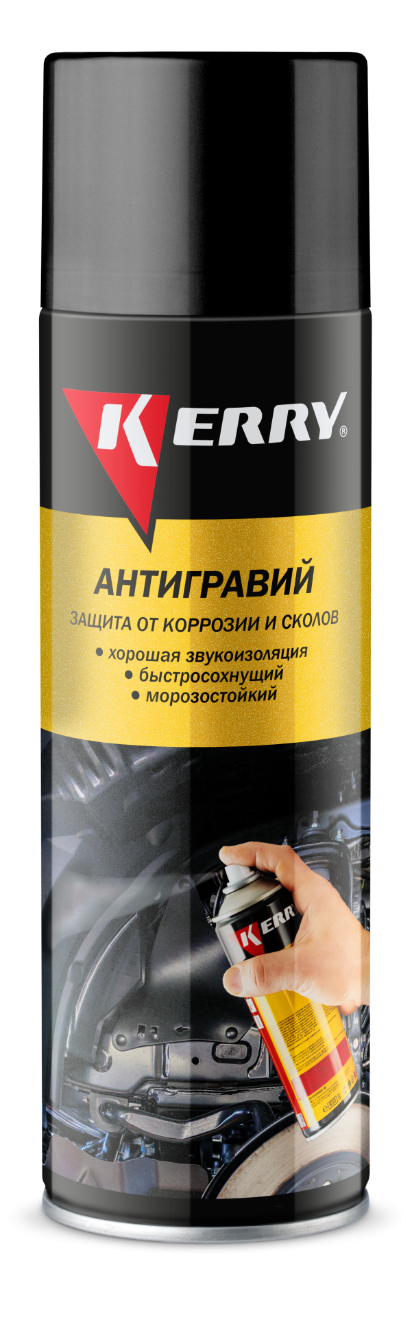 Антигравий-защита от коррозии и сколов (черный) КR970.2 (650 мл)